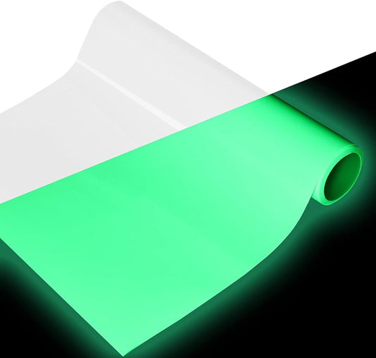 Media One Glow-in-the-Dark Vinyl Roll for Creative Craft Projects and Custom Designs