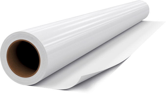 3 mil gloss vinyl roll showcasing high-quality laminate for digital and graphic applications