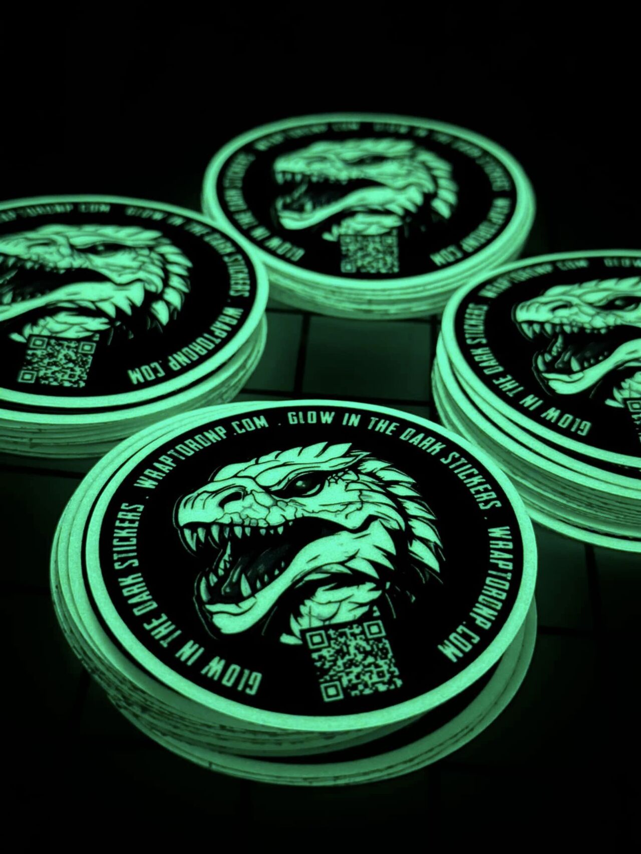 GND4 - 9mil 4 Hours Glow-in-the-Dark Printable Vinyl Permanent Adhesive