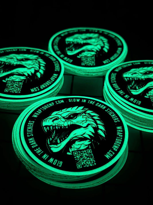 GND4 - 9mil 4 Hours Glow-in-the-Dark Printable Vinyl Permanent Adhesive