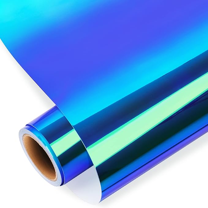 High-Performance Printable Holographic Blue Vinyl for Large Format Printers