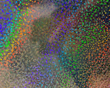 4mil Different Styles of Holographic Vinyls with Permanent Adhesive 54"x150'