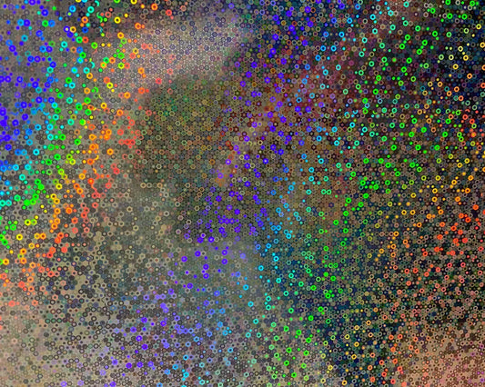 4mil Different Styles of Holographic Vinyls with Permanent Adhesive 54"x150'