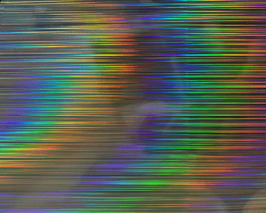 Multicolored textured holographic surface 