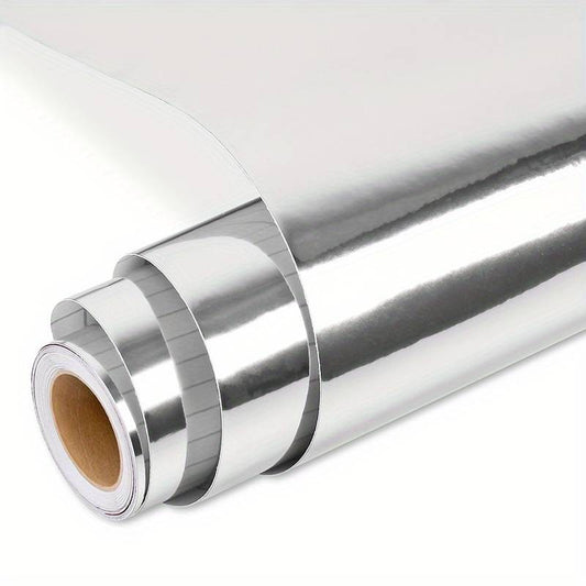 Roll of shiny holographic printable vinyl suitable for various crafting projects